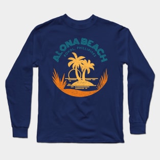 Alona Beach Bohol Philippines Long Sleeve T-Shirt